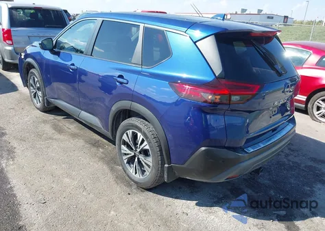 2022 Nissan Rogue Sv Fwd из США, поврежденный, VIN JN8BT3BA8NW041508